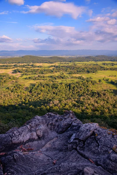 Natural View Pha Hua Reua Cliff Phayao Province Thailand — Stockfoto