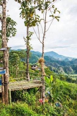 Phu Langka Ulusal Parkı, Tayland Güzel Dağ Manzarası.