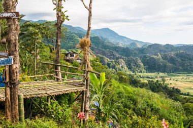 Phu Langka Ulusal Parkı, Tayland Güzel Dağ Manzarası.