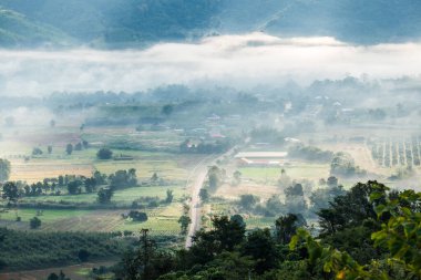Phu Langka Ulusal Parkı, Tayland Güzel Dağ Manzarası.