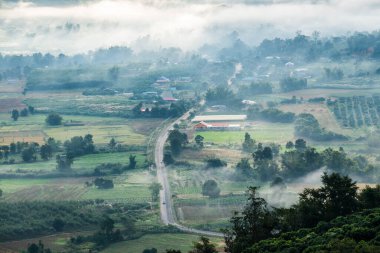 Phu Langka Ulusal Parkı, Tayland Güzel Dağ Manzarası.