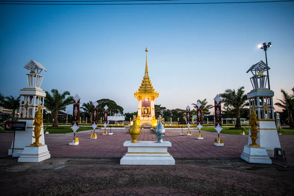 Replika Królewskiego Krematorium Prowincji Phayao Tajlandia — Zdjęcie stockowe
