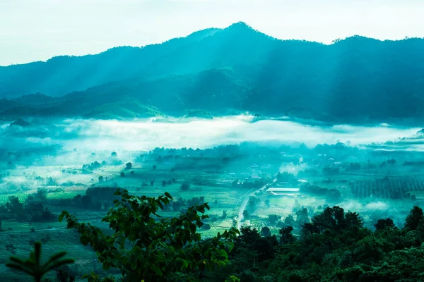 Phu Langka Ulusal Parkı, Tayland Güzel Dağ Manzarası.