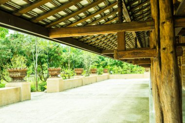 Tayland Cherntawan Uluslararası Meditasyon Merkezi Meditasyon Salonu 'nun bir kısmı.