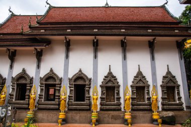 Phra 'daki Tayland tarzı kilise Pha Ngao tapınağı, Tayland.