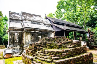 Phra 'daki Antik Tayland Kilisesi Pu Khao Tapınağı, Tayland.