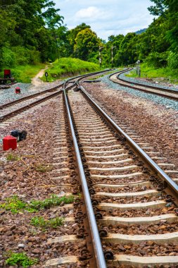 Tayland, Lamphun 'daki Khun Tan tren istasyonu..