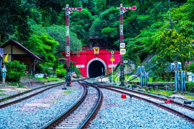 Tayland, Lamphun 'daki Khun Tan tren istasyonu..