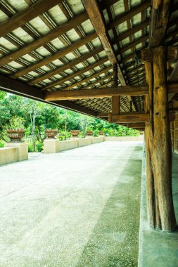 Tayland Cherntawan Uluslararası Meditasyon Merkezi Meditasyon Salonu 'nun bir kısmı.