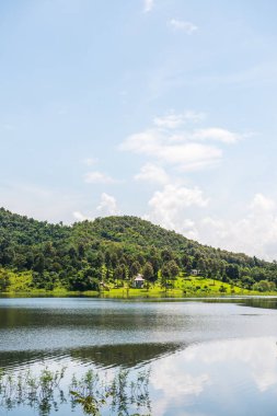 Tayland Cherntawan Uluslararası Meditasyon Merkezi 'nden Dağ Manzarası.