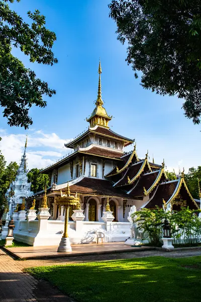 Красивый Пейзаж Храма Ватфадарабхиром Таиланд — стоковое фото