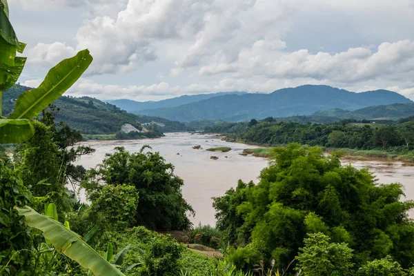 Přírodní Pohled Řeku Mekong Thajsko — Stock fotografie