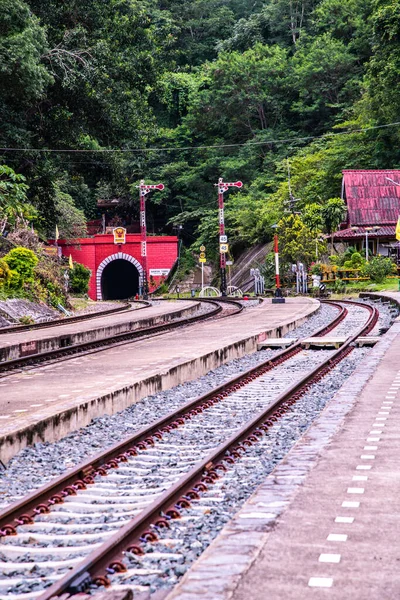 Железнодорожная Станция Хун Тан Провинции Лампун Таиланд — стоковое фото