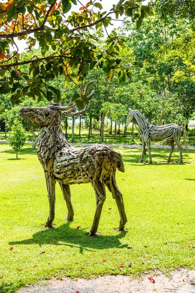 stock image Park in Cherntawan International Meditation Center, Thailand.