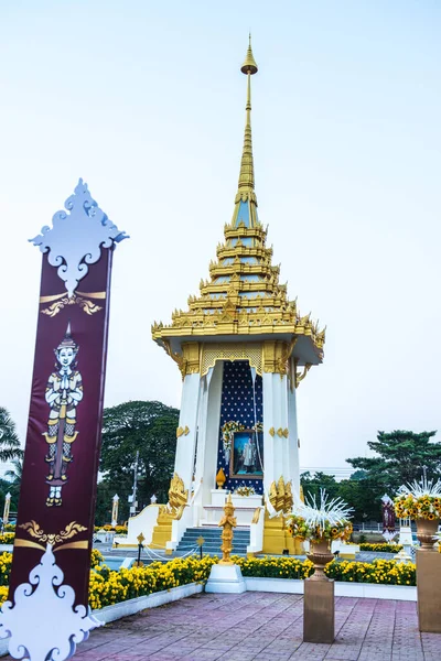 泰国Phayao省的皇家火葬场复制品 — 图库照片