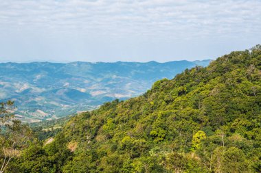 Tayland dağının doğal manzarası.