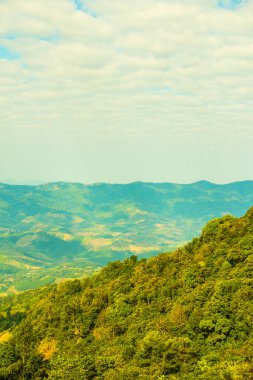 Tayland dağının doğal manzarası.