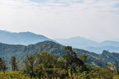 Tayland dağının doğal manzarası.