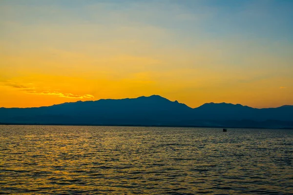 Захід Сонця Кван Фаяо Таїланд — стокове фото