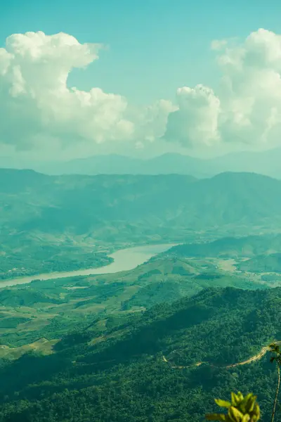 stock image Mountain View at Doi Pha Tang in Chiangrai Province, Thailand.