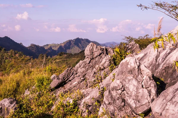 View Point Doi Pha Tang Chiangrai Province Thailand — Stock Photo, Image
