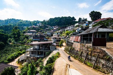 Pha Hi village on the mountain, Chiang Rai province.