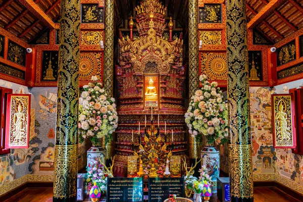 Phra Singh Provincia Chiangrai Tailandia — Foto de Stock