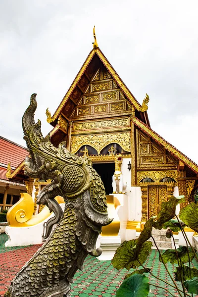 Iglesia Estilo Lanna Templo Phra Singh Tailandia —  Fotos de Stock