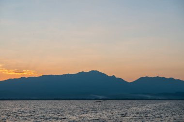Kwan Phayao, Tayland 'da gün batımı.