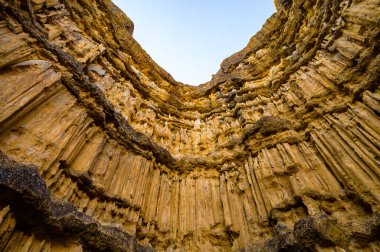 Pha Chor, the rocky cliffs are shaped like huge walls and pillars in Mae Wang National Park, Chiang Mai Province.