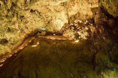 Landscape of Thamluang cave in Thamluang Khunnam Nangnon National Park, Chiang Rai province.