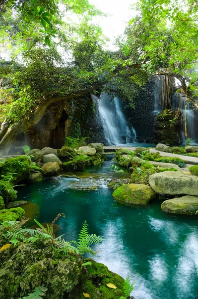 Kleine Waterval Beek Provincie Chiang Mai Thailand — Stockfoto
