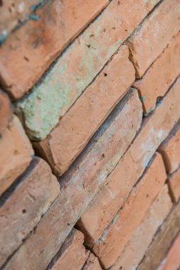 Tuğla duvar arkaplanı, Tayland.