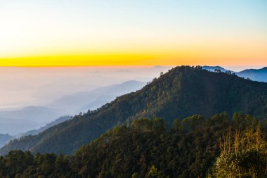 Mon Sone bakış açısıyla gün doğumu, Tayland.