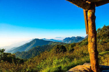 Doi Ang Khan 'daki dağ manzarası, Tayland.