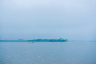 Tilok Aram temple in Kwan Phayao lake, Thailand.