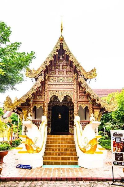Chiesa Stile Lanna Nel Tempio Phra Singh Thailandia — Foto Stock