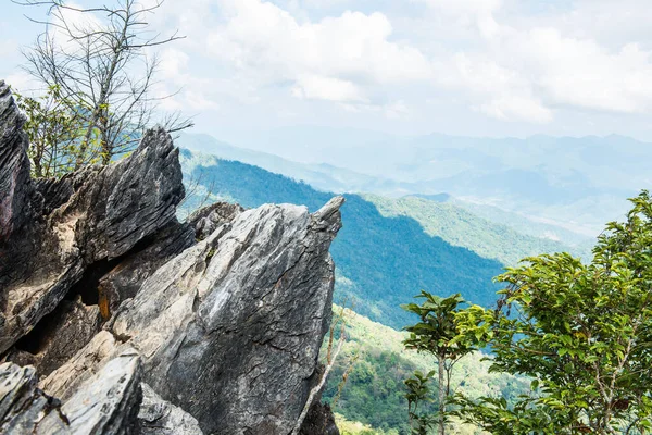 stock image View Point at Doi Pha Tang in Chiangrai Province, Thailand.