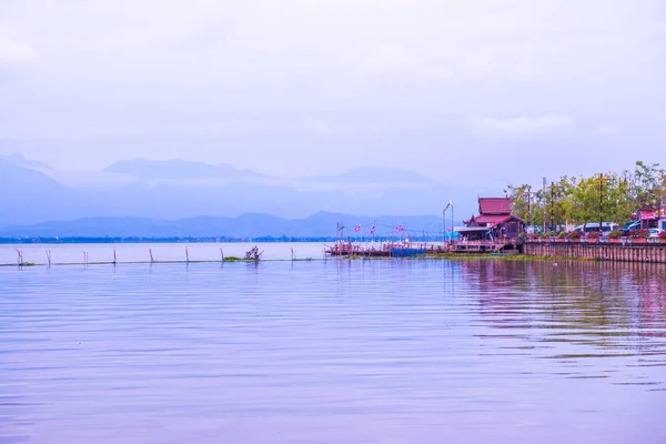 Jezioro Kwan Phayao Tajlandia — Zdjęcie stockowe