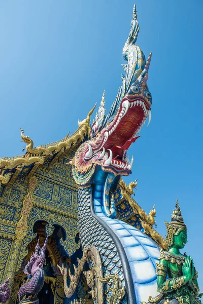 stock image Rong Sua Ten temple in Chiang Rai province, Thailand.