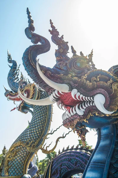 Άγαλμα Himmapan Στο Ναό Rong Sua Ten Ταϊλάνδη — Φωτογραφία Αρχείου