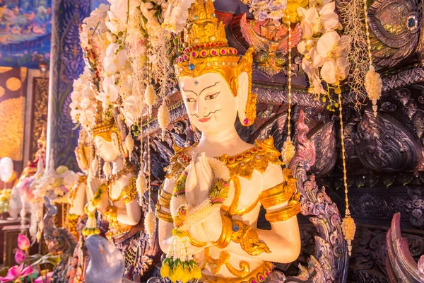 Estatua Ángel Estilo Tailandés Templo Tailandia —  Fotos de Stock