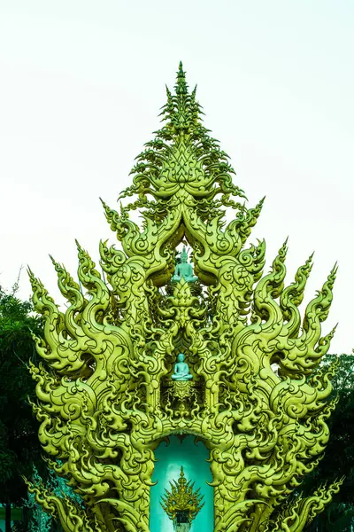 泰国荣坤寺的泰式艺术 — 图库照片