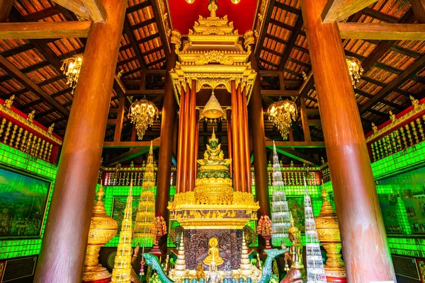 Chiang Rai Tailandia Octubre 2019 Buda Esmeralda Templo Phra Kaew — Foto de Stock