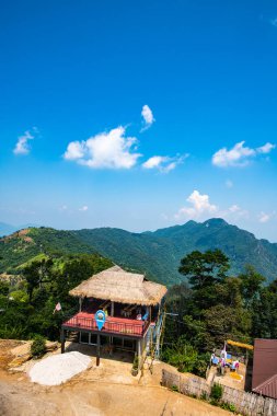 Pha Hi village on the mountain, Chiang Rai province.