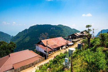 Pha Hi village on the mountain, Chiang Rai province.