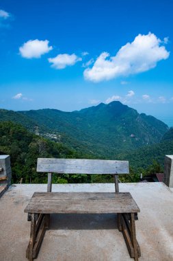 Mountain view at Pha Hi village, Chiang Rai province.