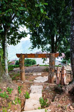 Spirit gate at Pha Hi village, Chiang Rai province.