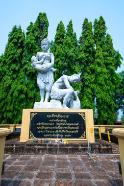 UTTARADIT, THAILAND - 6 Nisan 2019: Laplae Bölgesi, Tayland.