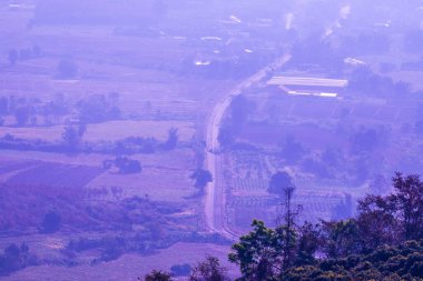 Phu Langka Ulusal Parkı, Tayland Güzel Dağ Manzarası.